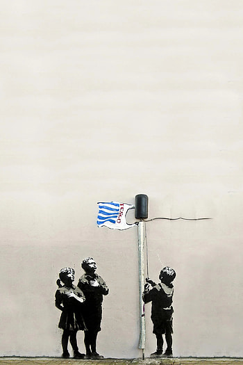 Very Little Helps, Banksy HD phone wallpaper