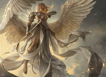 Angel of sunrise, wings, martina fackova, fantasy, angel, girl, sunrise HD wallpaper