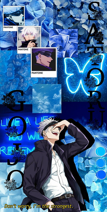 Gojo Satoru, blue, Jujutsu kaisen HD phone wallpaper