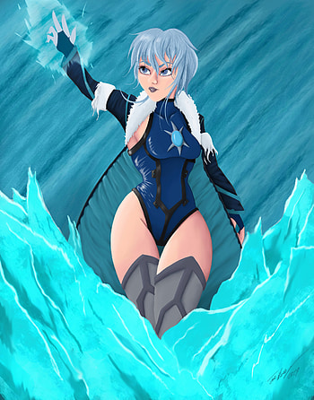 Killer Frost, Comics, Fan Art, Artstation HD phone wallpaper