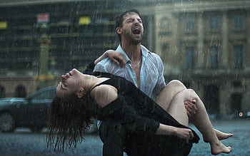 Boy Crying In Rain, love, rain, sad, alone HD wallpaper
