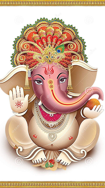 Ganpati , Cute, Lord Ganesh HD phone wallpaper