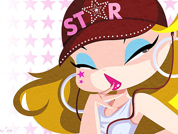 Star, girl HD wallpaper