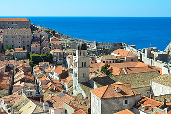 City walls of Dubrovnik, Croatia HD wallpaper