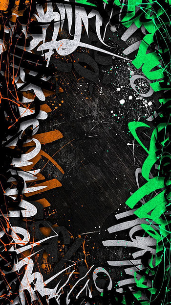 Graffiti, art, organism, wall HD phone wallpaper