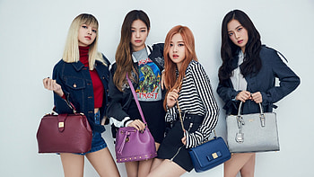 K-Pop queens, Captivating performances, Trendsetting style, Music sensations HD wallpaper