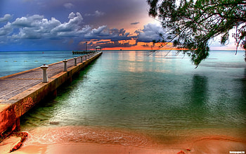 Landscape, Water, Sea, Art HD wallpaper