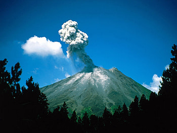 Nature, Sky, Smoke, Volcano, Eruption, Costa Rica HD wallpaper