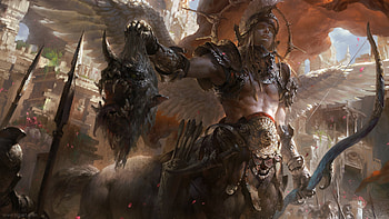 Stunning centaur , Majestic creatures, Imaginative worlds, Mythical charm HD wallpaper