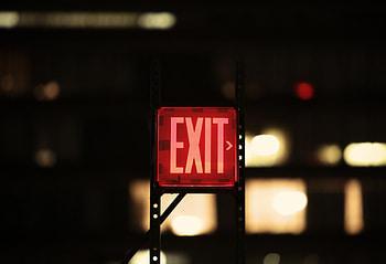 Words, Inscription, Pointer, Output, Exit HD wallpaper