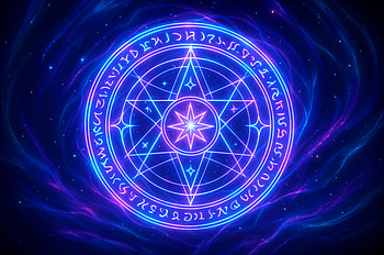Arcane Circle: Mystical Magic Glyph, arcane circle, magic circle, mystical HD wallpaper