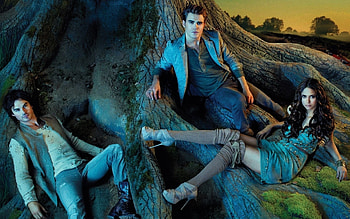 Ian Somerhalder, Nina Dobrev, Nikki Reed, Celebrity HD wallpaper