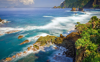 Summer Sea Coast, sea, summer, nature, coast HD wallpaper
