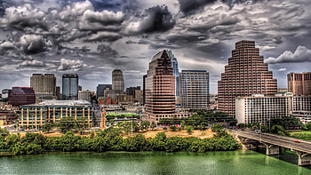 Pennybacker Bridge, Texas HD wallpaper