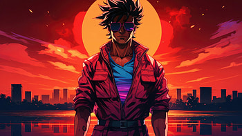 Goku Hotline Miami, goku, anime, artist, artwork, digital-art HD wallpaper