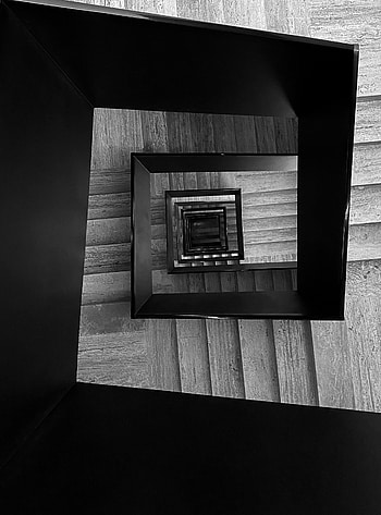 Miscellanea, Miscellaneous, Bw, Chb, Stairs, Ladder, Steps, Twisting, Twist HD phone wallpaper