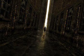 Dark, Silhouette, Run, Lane, Running HD wallpaper