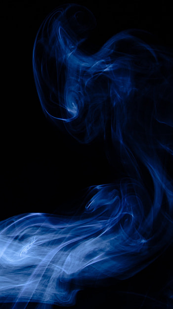 Black And Blue, Smoke HD phone wallpaper
