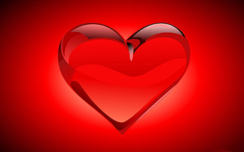 Love, Light, Bright, Light Coloured, Heart HD wallpaper