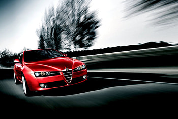 Alfa Romeo - a gorgeous design, car, quick, nice, red HD wallpaper