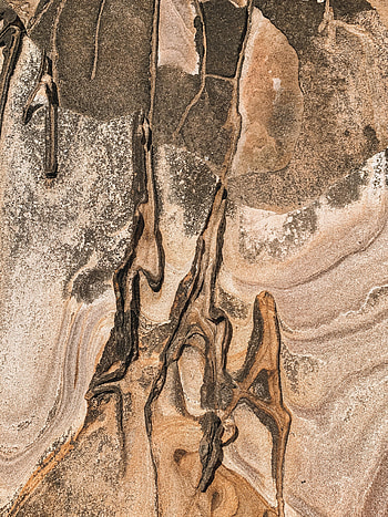 Sand, View From Above, Texture, Textures, Surface, Relief HD phone wallpaper