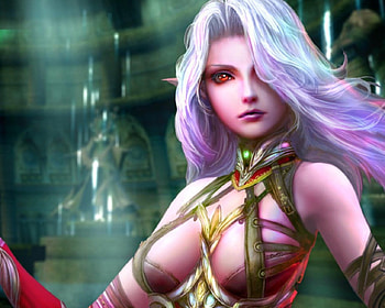 Fantasy girl, face, fantasy, art, woman HD wallpaper