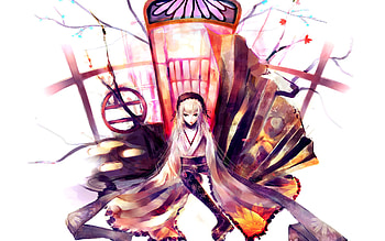 Kimono Girl, kimono, anime, samurai, girl, woman HD wallpaper