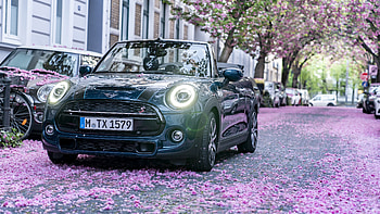 MINI Cooper S Cabrio Sidewalk 2020 HD wallpaper