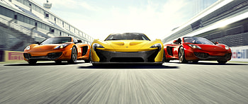 Mclaren P1 Race Tracks, mclaren, mclaren-p1, cars HD wallpaper