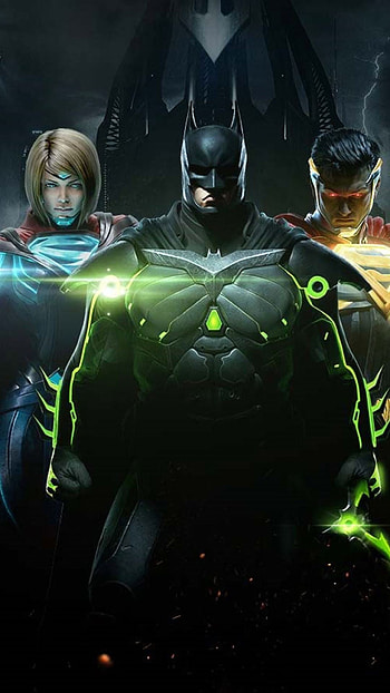 Injustice 2, Batman, Superman, Supergirl, Gaming HD phone wallpaper