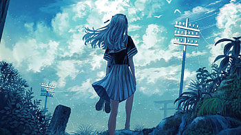 Journey Into The Azure, artist, artwork, digital-art HD wallpaper