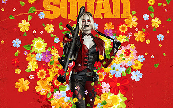 The Suicide Squad 2, 2021, Harley Quinn, poster, promo materials, Margot Robbie, American actress, Harley Quinn character HD wallpaper