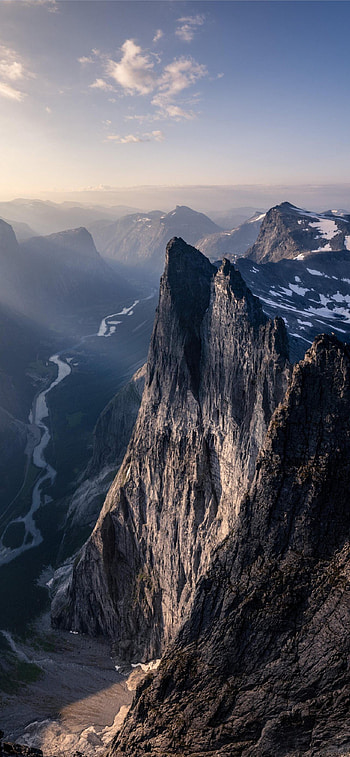 Troll Wall, Geology HD phone wallpaper