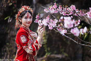 Asian, Woman HD wallpaper