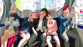 Dandadan — City Train Crew, Dandadan HD wallpaper