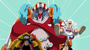Marshall D. Teach Shanks Buggy Monkey D. Luffy One Piece HD wallpaper