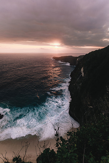 Nature, Sunset, Ocean, Island, Indonesia HD phone wallpaper