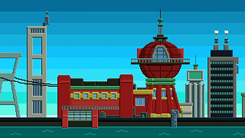 Futurama, Planet Express, 8 bit / and Mobile Backgrounds HD wallpaper