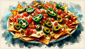 Delicious Loaded Nachos, nachos, cheese, tomato HD wallpaper