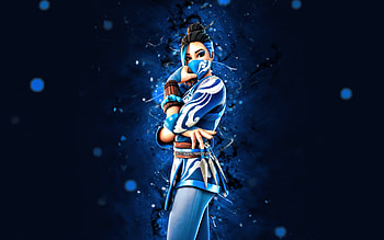 Blue Red Jade, , blue neon lights, Fortnite Battle Royale, Fortnite characters, Blue Red Jade Skin, Fortnite, Blue Red Jade Fortnite HD wallpaper