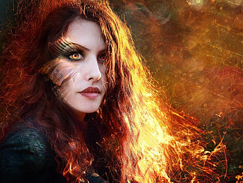 butterfly in the EYE, lady, eye, butterfly, fantasy HD wallpaper