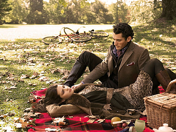 Picnic, valentine, man, couple, david gandy, lovers, girl, woman, day HD wallpaper