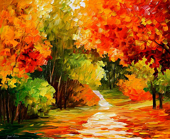 A Golden Morning, path, fall, colours, fresh, seasonsrees, cool, trees, autumn, turning, forest HD wallpaper