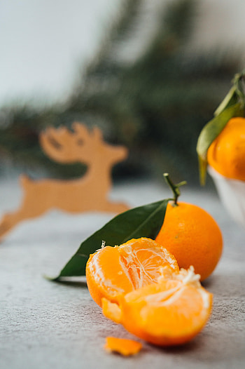 Food, Fruit, Citrus, Lobules, Slices, Mandarin, Tangerine HD phone wallpaper
