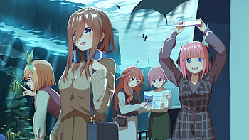 Ichika Nakano Itsuki Nakano Miku Nakano Nino Nakano Yotsuba Nakano The Quintessential Quintuplets HD wallpaper