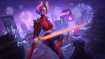 Fiora League Of Legends , fiora-league-of-legends, league-of-legends, games, artist, artwork, digital-art, artstation HD wallpaper
