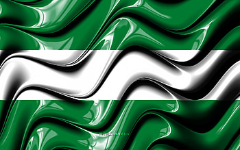 Santa Cruz de la Sierra Flag, , Cities of Bolivia, South America, Day of Santa Cruz de la Sierra, Flag of Santa Cruz de la Sierra, 3D art, Santa Cruz de la Sierra, bolivian cities, Santa Cruz de la Sierra 3D flag, Colombia HD wallpaper