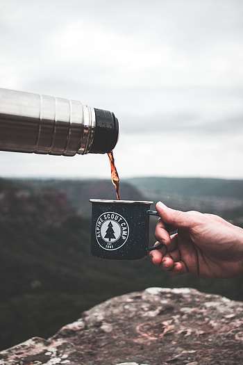 Miscellanea, Miscellaneous, Cup, Drink, Beverage, Tea, Thermos, Camping, Campsite, Mug HD phone wallpaper