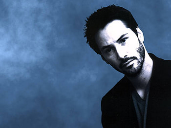 Keanu Reeves, blue tone, reeves, keanu, portrait, actor, beard HD wallpaper