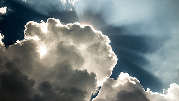 Nature, Sky, Clouds, Dark, Shine, Light HD wallpaper